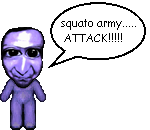 ao oni saying 'squato army..... ATTACK!!!!!'